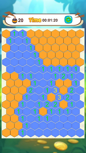 Hexa Hive Logic Mine Hunt official gameplay screenshot 2